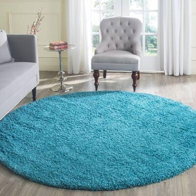 Round Turquoise Area Rugs The Home Depot Round Turquoise Area Rugs, Turquoise Round Rug
