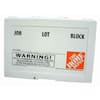 19 in. x 27 in. Outdoor/Indoor Permit Box 91440wht - The Home Depot