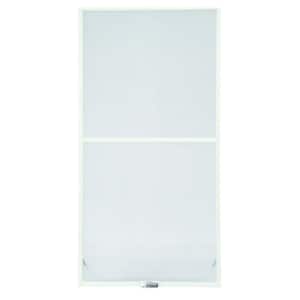 39-7/8 in. x 38-27/32 in. 200 and 400 Series White Aluminum Double-Hung TruScene Window Screen