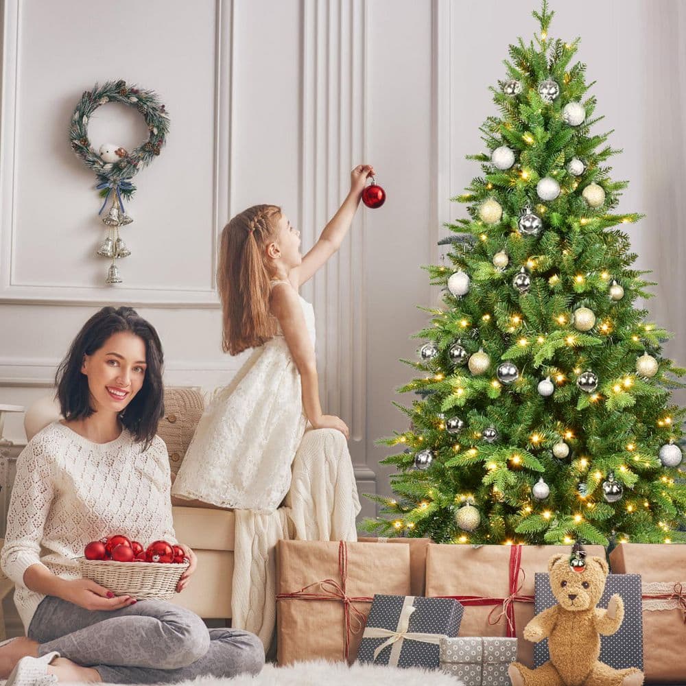 Christmas Artificial Tree 6 ft. Entrance Trees, 350L LED