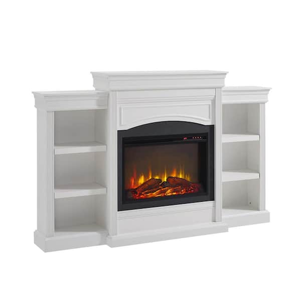 Robinside Mantel Fireplace in White