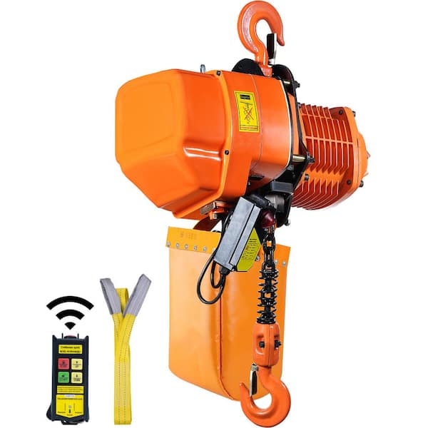 VEVOR Electric Chain Hoist 4400 lbs. 20 ft. Lifting Height 3 Phase Overhead  Crane with Wireless Remote Control (2-Ton, 220 V) DDHLHLSXDDLCS5G71V5 - The  Home Depot