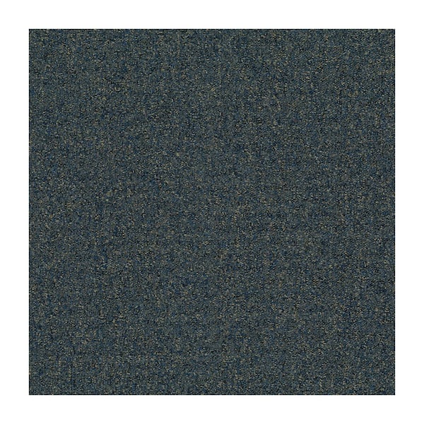 Mohawk 8 in. x 8 in. Textured Loop Carpet Sample - Advance -Color - Azure