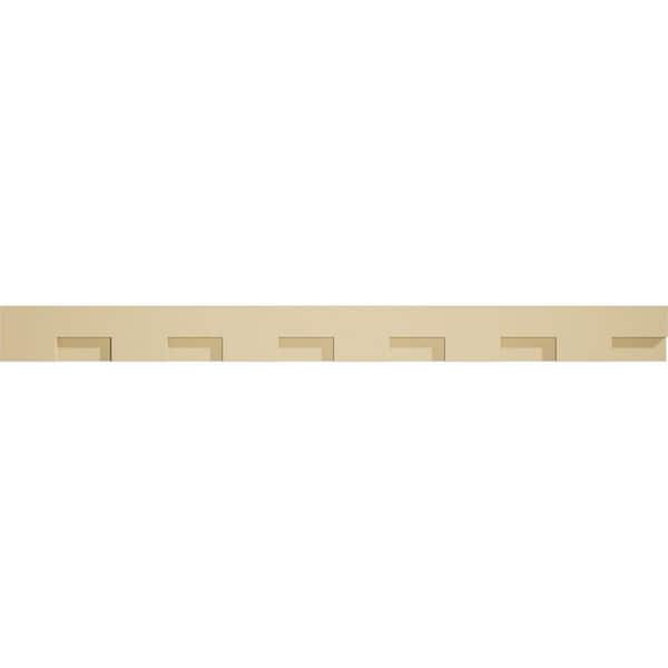 Ekena Millwork 1 in. D x 4 in. W x 48 in. L Primed Polyurethane Panel Moulding