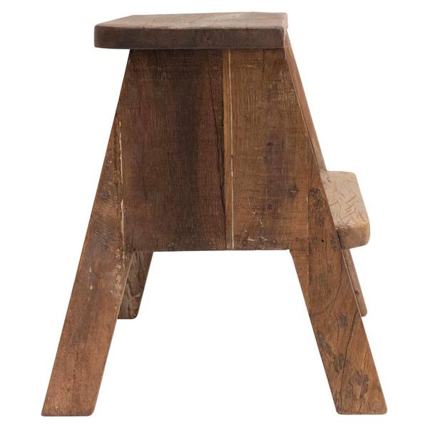 brown step stool