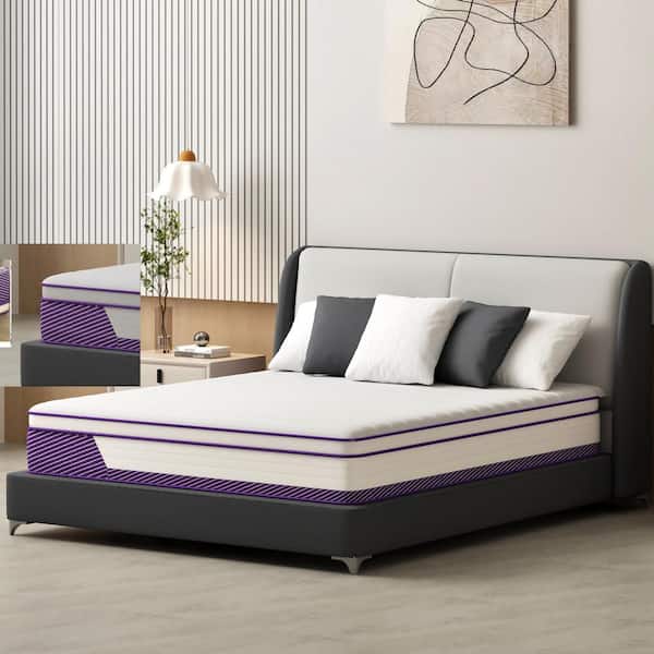 Unbranded Twin Medium Hybrid 14 in. Bed-in-a-Box Mattress
