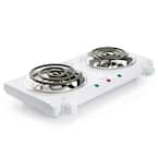 Better Chef 2-Burner Stainless Steel 9 in. Dual Electric Burner Cooktop  9854021M - The Home Depot