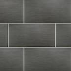 Metro Gris 12 in. x 24 in. Matte Porcelain Stone Look Floor and Wall Tile (16 sq. ft./Case)