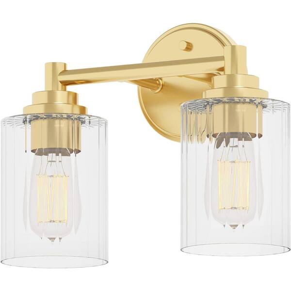 YANSUN 25 in. 3-Light Black Vanity Light with Hexagon White Frosted Glass Shades for Bathroom, Mirror, Powder Room