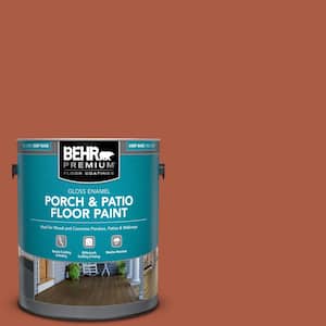 1 gal. #M190-7 Colorful Leaves Gloss Enamel Interior/Exterior Porch and Patio Floor Paint