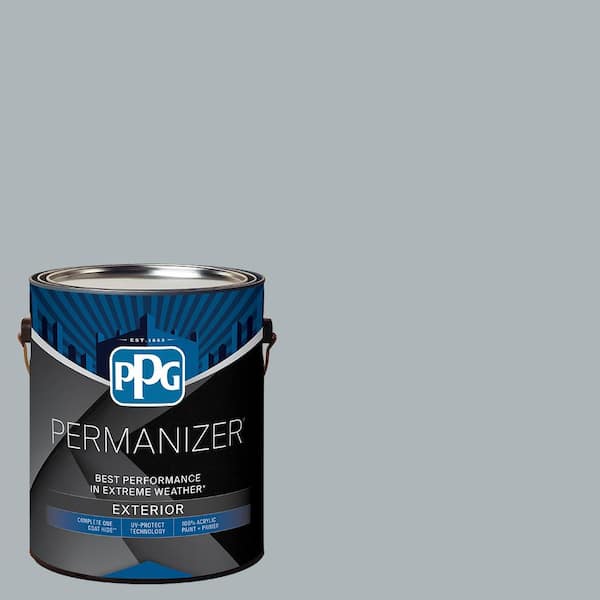 PERMANIZER 1 Gal. PPG1038-4 Smoke Screen Flat Exterior Paint