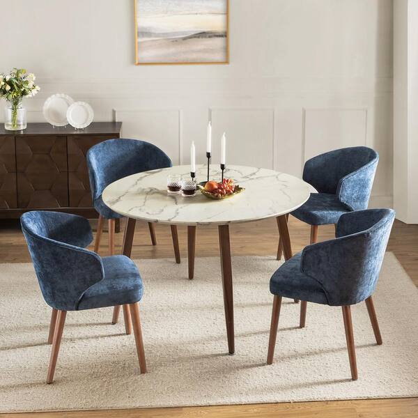 Navy dining chairs discount set of 4