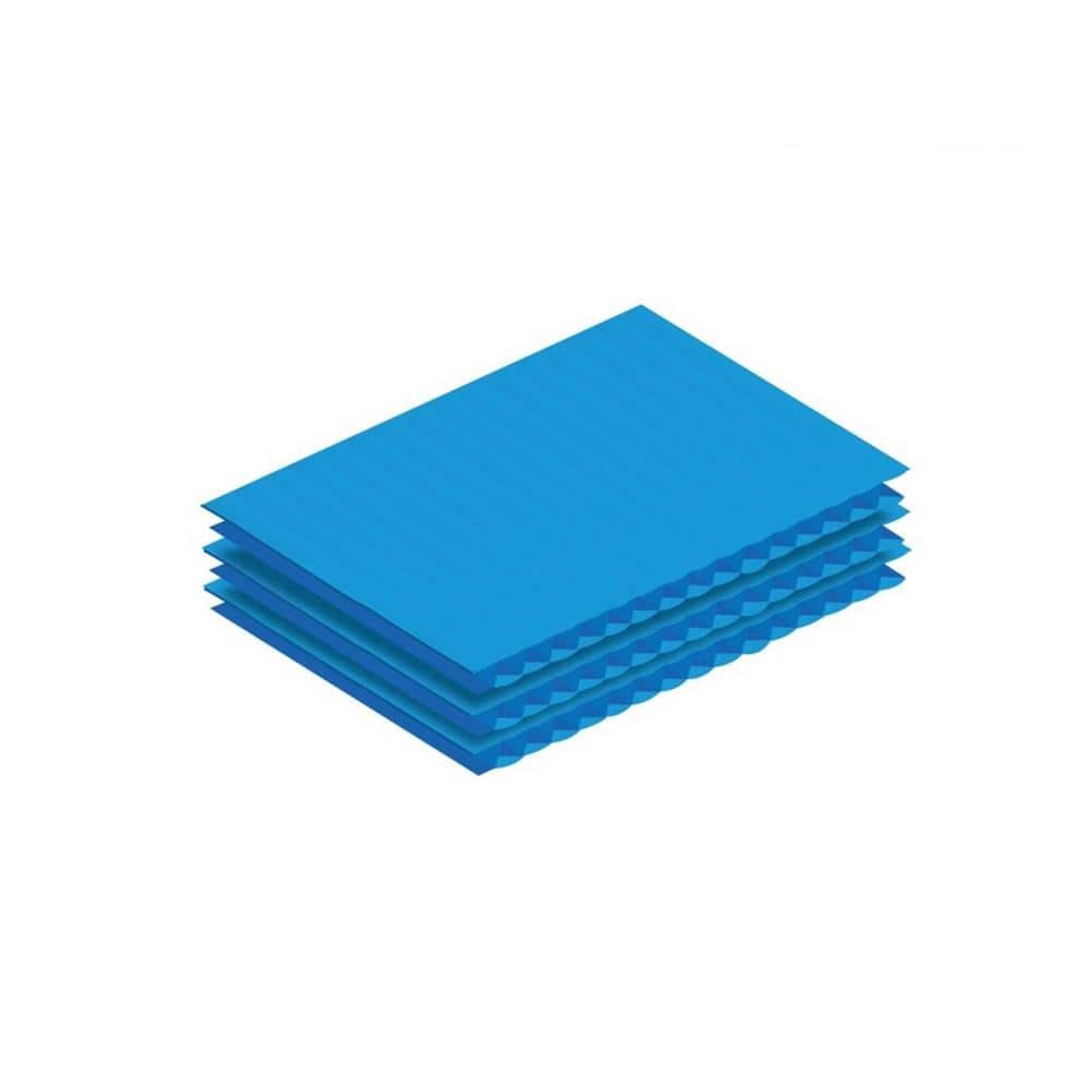 24 in. x 36 in. x 0.15 in. Blue Twin Wall Plastic Sheet (48-Pack)