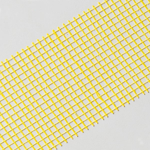 Uxcell 60mmx10m Double-Sided Adhesive Tape Duct Cloth Mesh Fabric, Yellow 1  Roll 