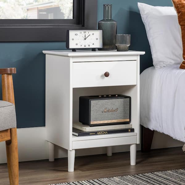 Nightstands white clearance wood