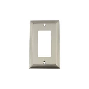 Nickel 1-Gang Decorator/Rocker Wall Plate (1-Pack)