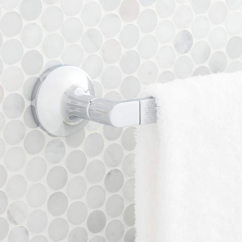26-Inch Gold Wall Mounted Single Towel Bar