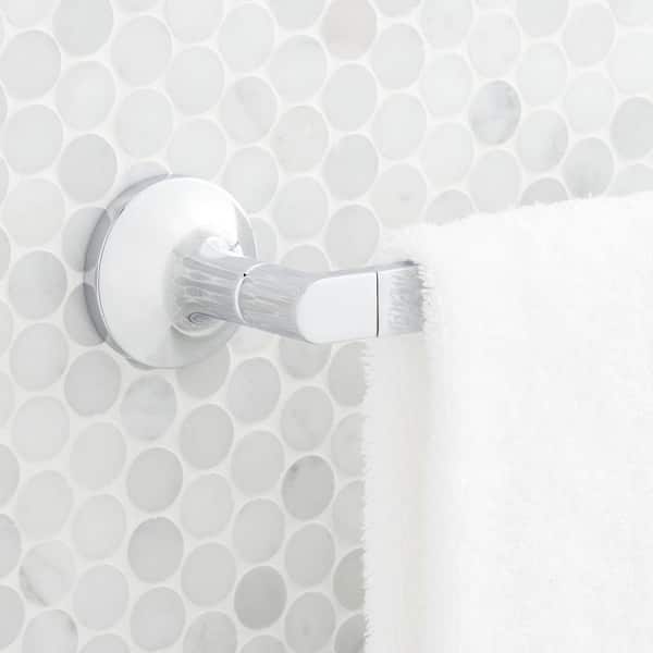 Lentz 24 in. Wall Mounted Towel Bar in Chrome