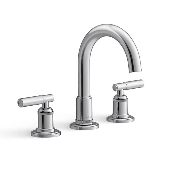 Torrington 8 in. Widespread Double Handle Bathroom Faucet in Polished Chrome