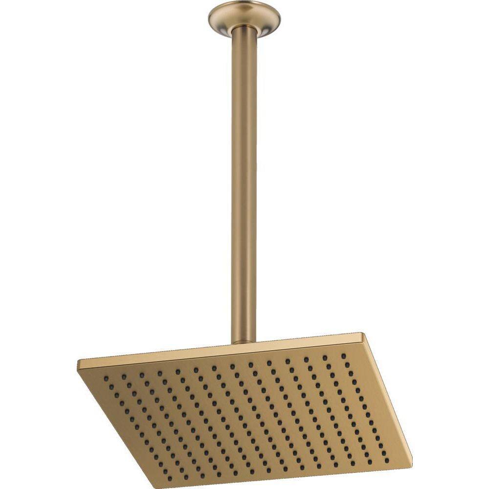 14-inch Champagne Bronze Ceiling Mount Shower Arm