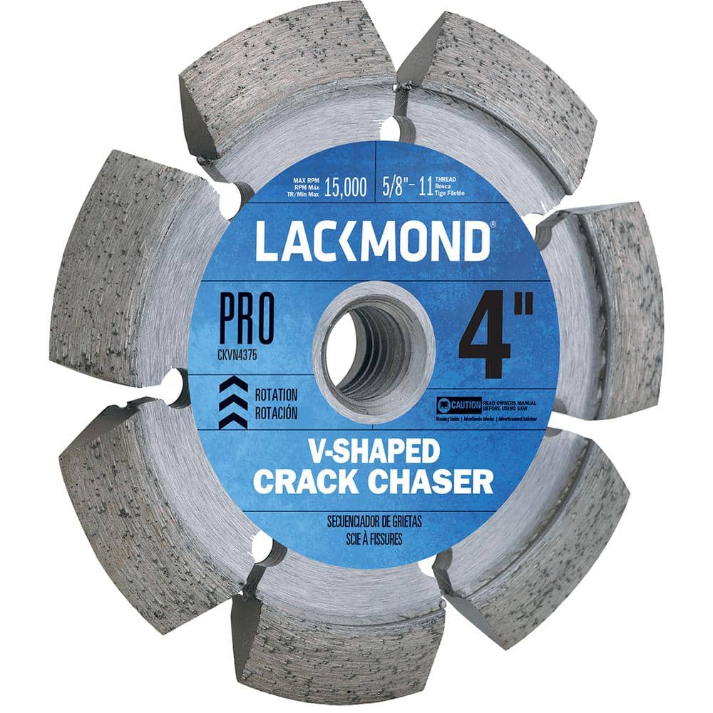 Details about   5" x .250" V-Shaped Crack Chaser for Concrete & Asphalt 