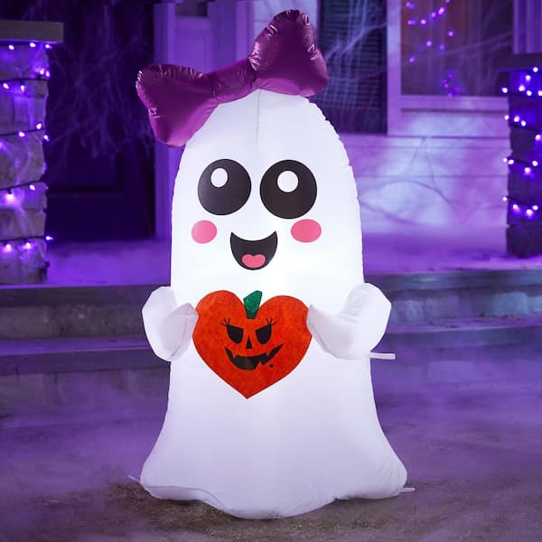3.5 ft LED Ghost with Bow Inflatable Airblown®I3