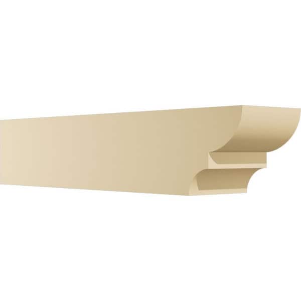 Ekena Millwork Standard Ridgewood 6 in. W x 6 in. H x 30 in. D Signature Urethane Rafter Tail Outlooker