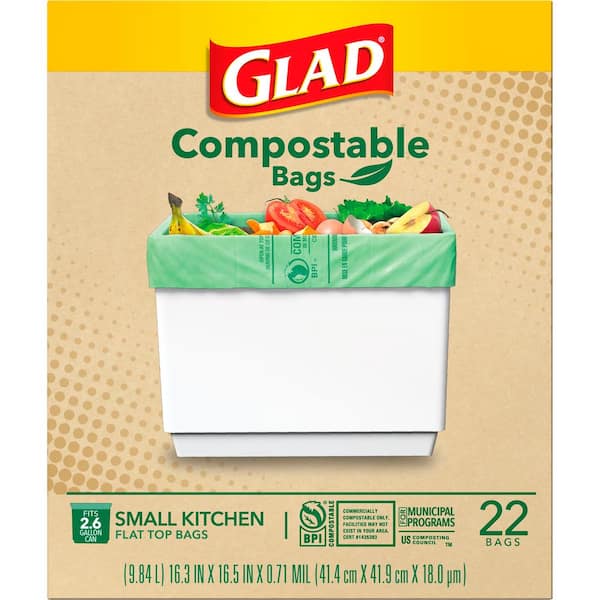Small Trash Bags 2.6 Gallon - 50 Count 2.6 Gallon Trash Bag, Small