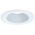 Halo E26 6 in. Series Black Recessed Ceiling Light Fixture Trim with ...