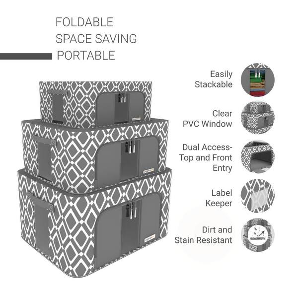 1pc Large Capacity Plaid Pattern Diaper Bag, Foldable & Portable