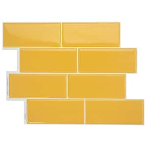 Metro Sunny 11.56 in. x 8.38 in. Vinyl Peel and Stick Tile (2.21 sq. ft. / 4-Pack)