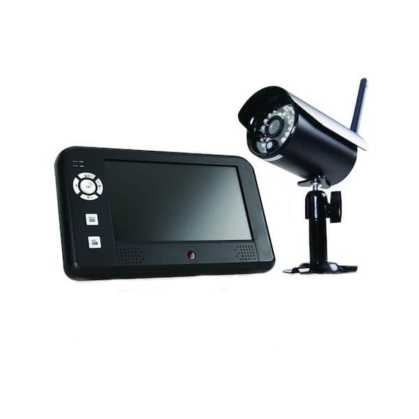 First Alert 4 CH 2GB SD Card Surveillance System with 1 Wireless Indoor/Outdoor Camera and 7 in. LCD Monitor-DISCONTINUED