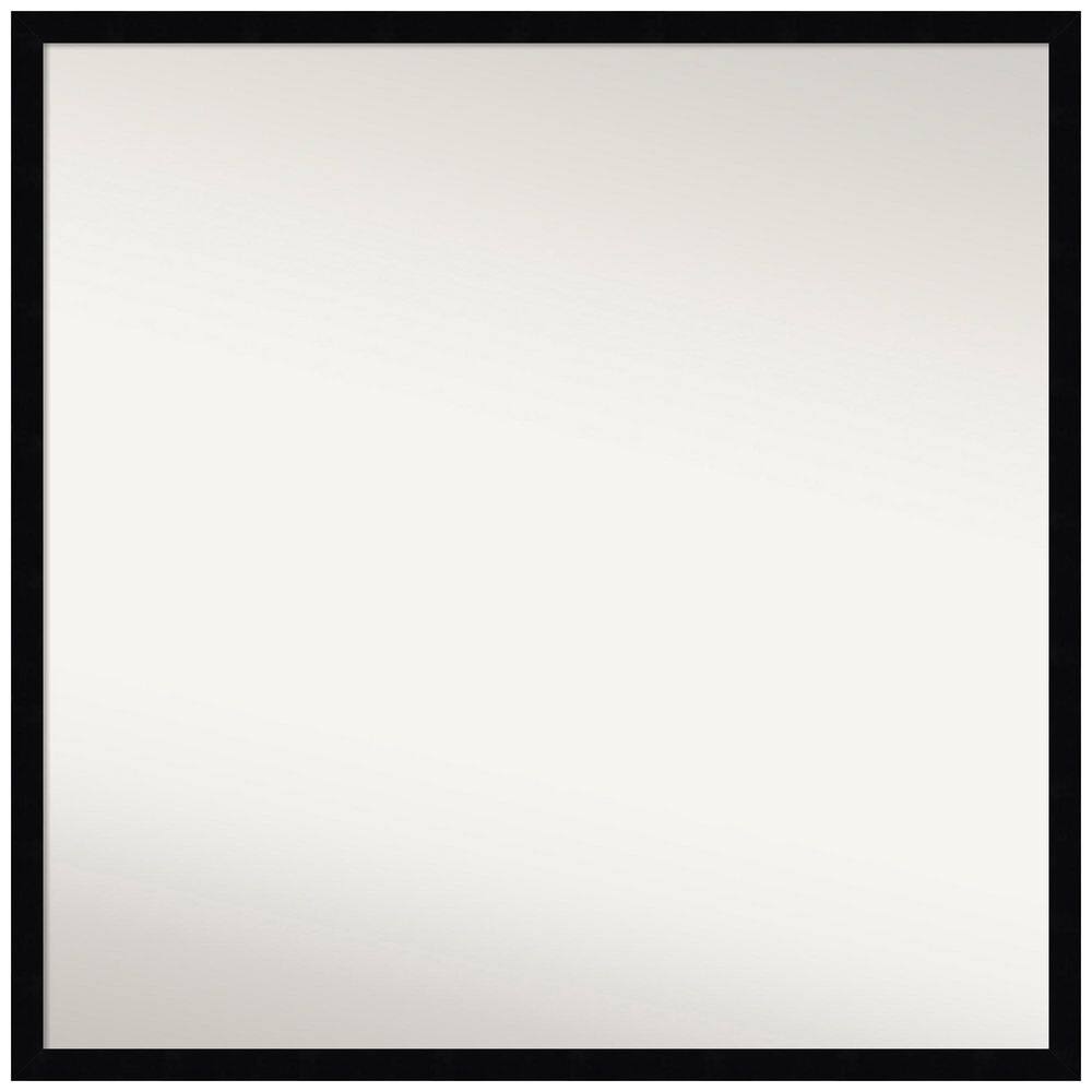 Svelte Noir Black Wood Bathroom Vanity Mirror