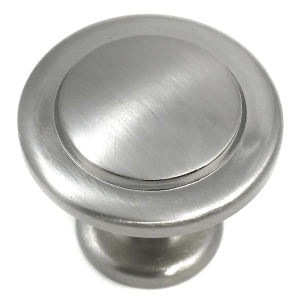 Newport 1.4 in. Satin Nickel Round Cabinet Knob