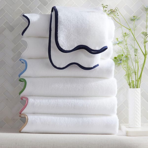 Company Cotton Scallop Green Cotton Bath Sheet