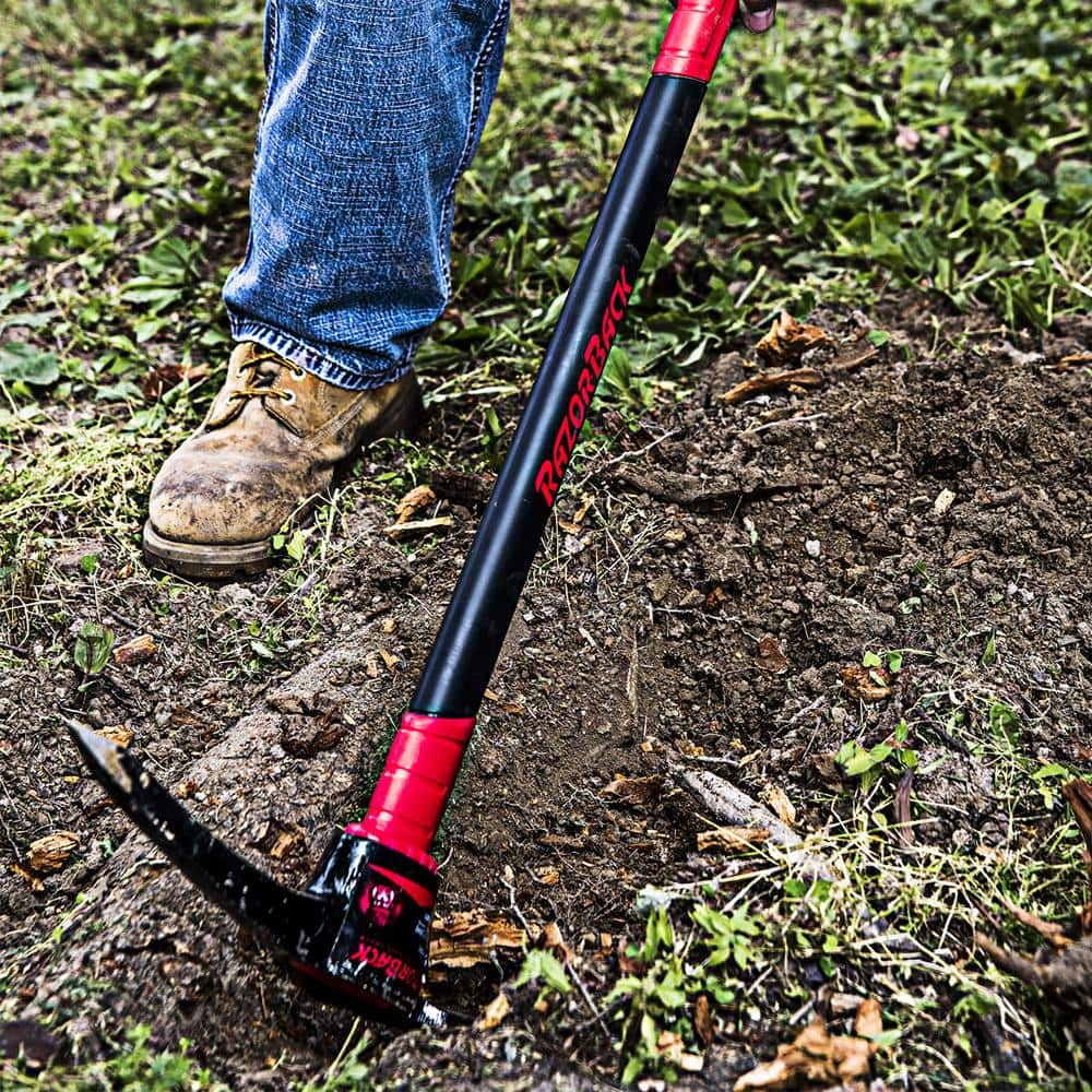 Razorback Pick Mattock, 5 Lb,34 Inches Handle, Red/Black - 1 per EA - 4118000