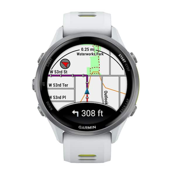 GARMIN Forerunner 970 スマートウォッチ Garmin Forerunner 970 Running Smartwatch in Whitestone/Amp Yellow