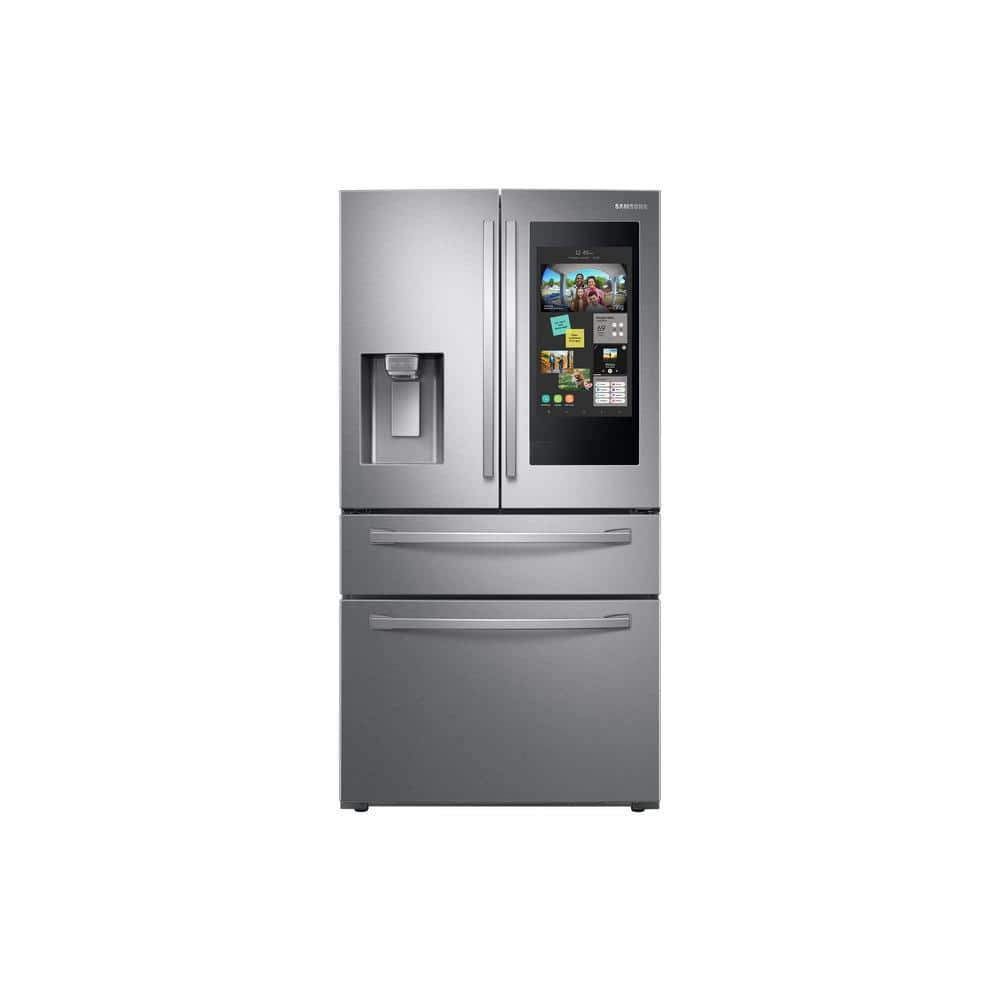 Samsung 22.2 cu. ft. Family Hub 4-Door French Door Smart Refrigerator ...