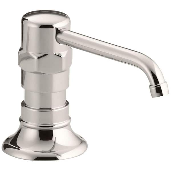 KOHLER HiRise Soap and Lotion Dispenser in Polished Stainless Steel