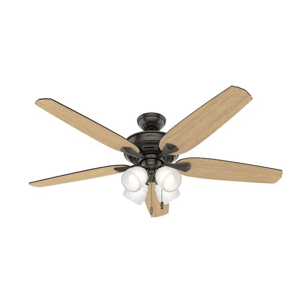 Hunter Channing 60 in. LED Indoor Noble Bronze Ceiling Fan