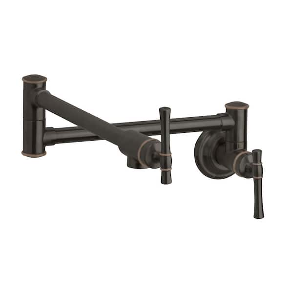 Elkay Explore Wall Mount Potfiller with Lever Handle in Oil Rubbed Bronze