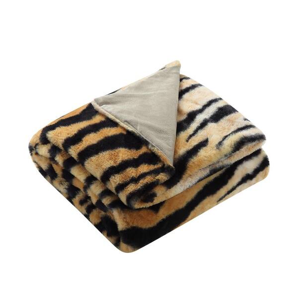 Tiger best sale print throw