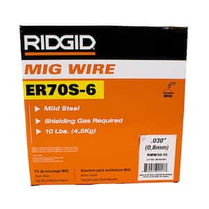 .030 ER70S-6 MIG Welding Wire High Strength for Mild Steel (10 lb. Spool)