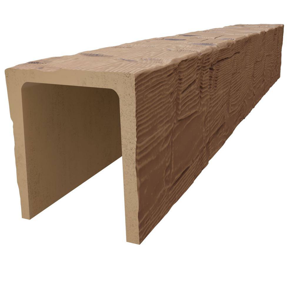96-Inch Warm Caramel Faux Wood Beam