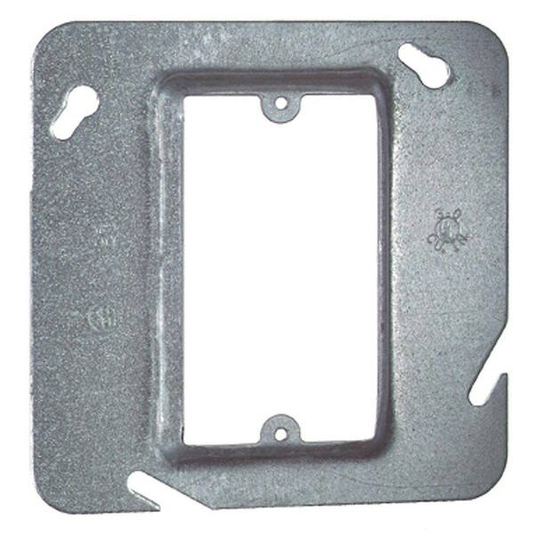 4 11/16" Plaster Mud Ring 1/2" Raised 2 Device Cover Square Box 