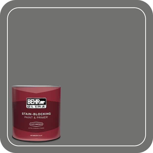 BEHR ULTRA 1 qt. #MQ2-61 Magnet Extra Durable Flat Interior Paint & Primer