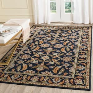 Blossom Navy 5 ft. x 8 ft. Floral Area Rug