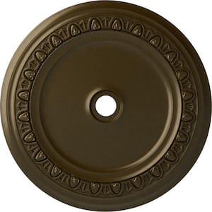 2-3/8" x 41" x 41" Polyurethane Caputo Ceiling Medallion, Brass