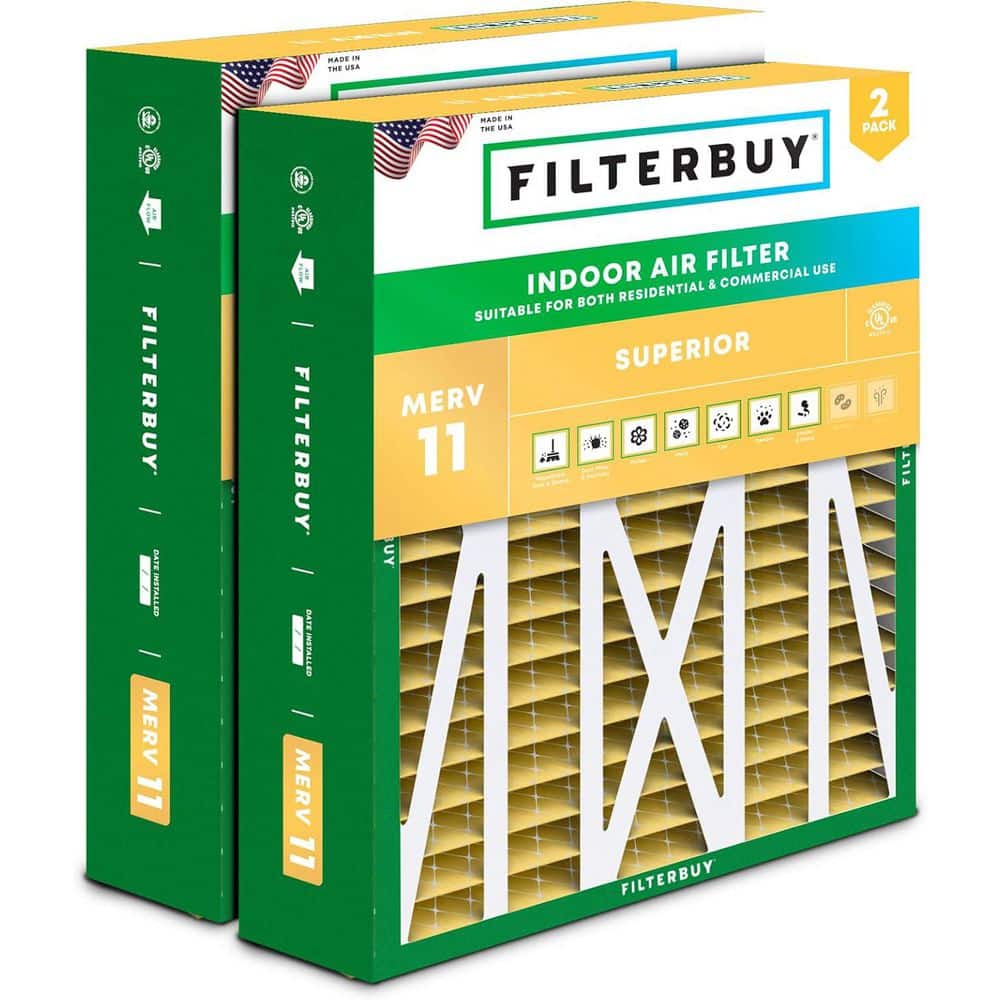 Filterbuy 20 in. x 23 in. x 5 in. MERV 11 (FPR 7) Allergen Defense