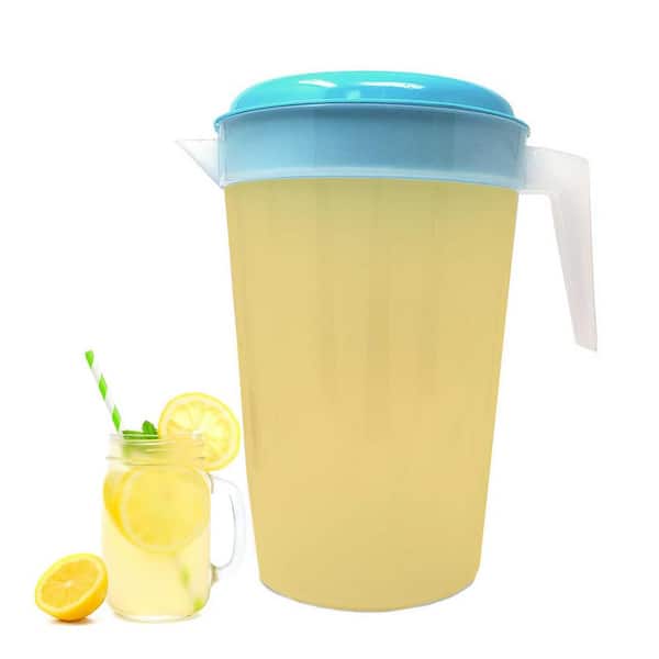 GET P-3064-1-CL 64 oz. Customizable Clear Textured Pitcher with
